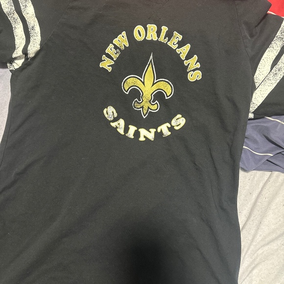 Black "New Orleans Saints" TShirt - Picture 2 of 2